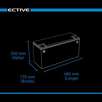 ECTIVE LC 200L BT 12V LiFePO4 Lithium Versorgungsbatterie 200 Ah